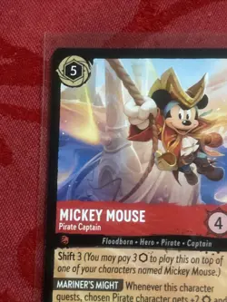 Disney Lorcana: Azurite Sea - Mickey Mouse - Pirate Captain - 103/204 - Image 3
