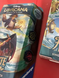 ~Disney Lorcana SEALED Azurite Sea set of 2 Starter Decks! - Image 3