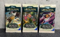 Disney Lorcana - Archazias Island - Sealed Booster Pack - Set of 3 Art Versions - Image 1