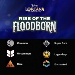 Disney Lorcana Rise of the Floodborn Rares, Super Rares, and Legendary Singles - Image 1