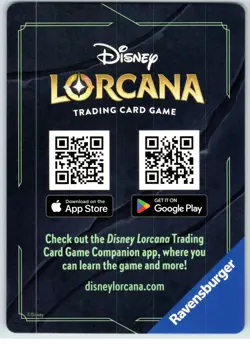 #15 Judy Hopps Case File Insert Double QR Back 2025 Lorcana Whispers in the Well - Image 3