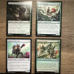 Magic: The Gathering BLB Squirrel Creature Theme 4 Cards - Image 1