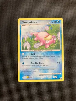 Pokemon TCG Slowpoke 82/106 Great Encounters Common Card (LP/MP) - Image 1