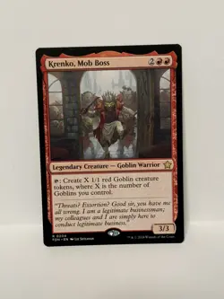 Krenko, Mob Boss 204 (NM) Foundations FDN MTG Near Mint Magic The Gathering Card - Image 1