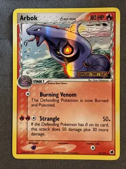 Pokemon TCG: Arbok 13/101 (2006) EX Dragon Frontiers • Stamped Holo Card - Image 1