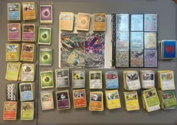 HUGE Pokemon Card Collection Binder Lot Holo Rare 2000 Plus Cards Pristine Cond - Image 1