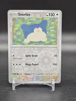 Snorlax 144/191 Surging Sparks NM Reverse Holo Pokemon Card TCG - Image 1