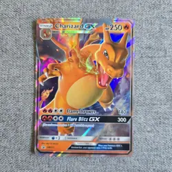 Charizard GX HOLO SM211 Sun & Moon Black Star Promo Card Near MINT Pokemon Card - Image 1