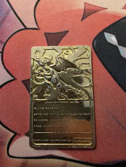 Pokemon Burger King Charizard 23K Gold-Plated Card - Image 2