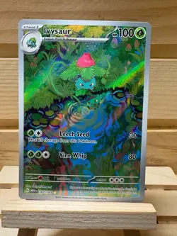 Pokemon TCG SV: 151 (4) Card Lot -ENG Bulbasaur Ivysaur Venusaur + JP Bulbasaur - Image 4