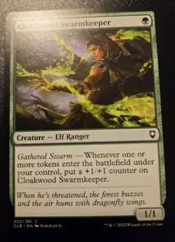 Cloakwood Swarmkeeper 222/361 Common Battle For Baldur's Gate MTG - Image 1