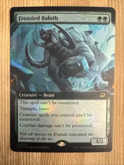 Frenzied Baloth - Extended Art - Edge of Eternities - EOE R 0342 FOIL - Image 1