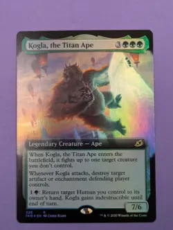MTG Magic: Ikoria: Lair of Behemoths: Kogla, the Titan Ape Foil Rare #328 - LP - Image 1