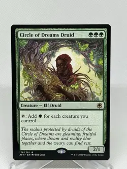 MTG Circle of Dreams Druid - Adventures in the Forgotten Realms #176 - Image 1