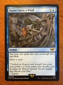 Borne Upon The Wind MTG Lord Of The Rings NM-M 44 - Image 1