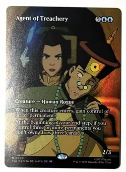 Agent of Treachery - MTG ATLA Eternal (TLE 009) - Borderless FOIL - Image 3