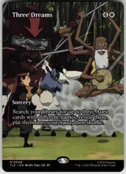 MTG Three Dreams (Borderless) Normal NM Avatar: The Last Airbender: Eternal-Lega - Image 1