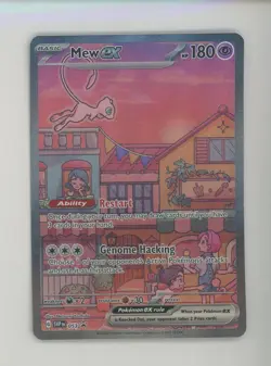 #1 2023 Pokemon SVP EN Black Star Promo 151 Ultra Premium #053 FA Mew ex - Image 1