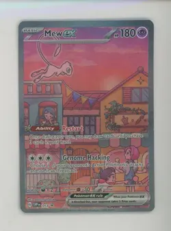 #4 2023 Pokemon SVP EN Black Star Promo 151 Ultra Premium #053 FA Mew ex - Image 1