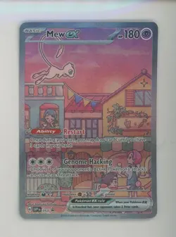 #6 2023 Pokemon SVP EN Black Star Promo 151 Ultra Premium #053 FA Mew ex - Image 1