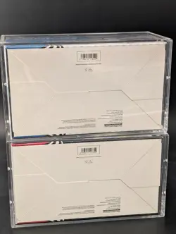 2x Pokemon Black Bolt White Flare Sealed Booster Bundle Display Case W/Acrylic - Image 2