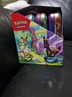 Pokemon TCG Scarlet&Violet Prismatic Evolutions Mini Tin Display 🔥Sealed Tins - Image 3