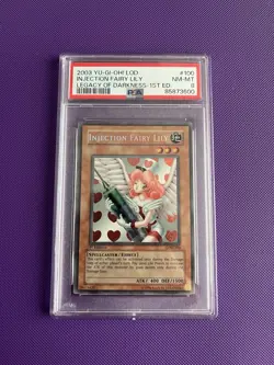 Yu-Gi-Oh - Injection Fairy Lily - LOD-100 - 1st Edition - PSA 8 NM-Mint US 🇺🇸 - Image 1
