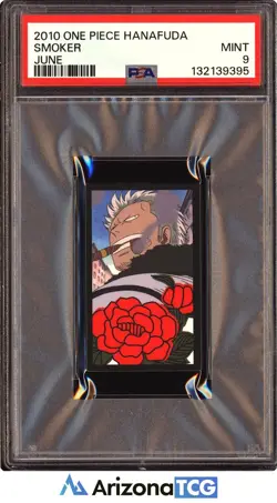 One Piece 2010 Smoker June One Piece Hanafuda PSA 9 - Image 1