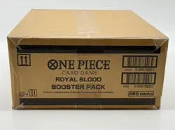 One Piece OP-10 Royal Blood English 12 Booster Box Case Factory Sealed - Image 1