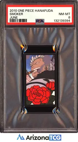 One Piece 2010 Smoker June One Piece Hanafuda PSA 8 - Image 1
