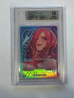 BGS 10 - One Piece TCG OP06-042 Vinsmoke Reiju Alt Art Leader Japanese - Image 1