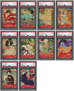 One Piece PSA 10*10 Straw Hat Crew Set 2024 English Version 1ST Anniversary - Image 1
