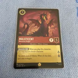 Maleficent - Monstrous Dragon 108/204 Disney Lorcana (Foil) - Image 1