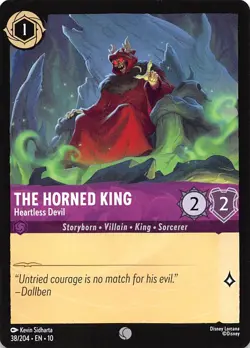 The Horned King Heartless Devil 38/204 Whispers in the Well Disney Lorcana - Image 1