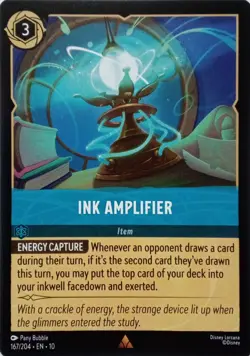 167/204 INK AMPLIFIER EN10 RARE DISNEY LORCANA CARD - Image 1