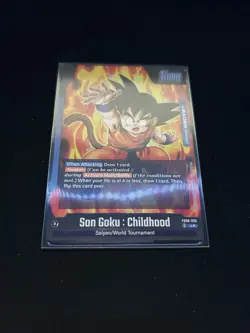 Son Goku : Childhood FB06-025 Leader Alternate Art Dragon Ball Card Rivals Clash - Image 3