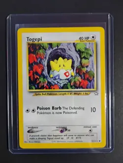 Togepi 51/111 Neo Genesis Non-Holo 2000 WOTC Vintage Pokemon Card NM - Image 3