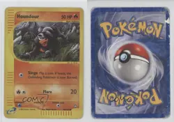 Houndour Reverse Foil Pokemon e-Card Series Aquapolis #86 2003 - Image 3