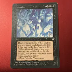 Magic the Gathering ~ MTG ~ 1x Icequake ~ ICE AGE - Image 1