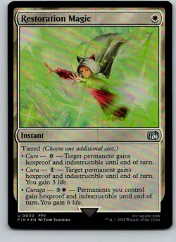 Restoration Magic | Final Fantasy FIN 30 | FOIL | NM | MT - Image 1