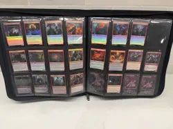 MTG Crimson Vow Ultra•PRO Black Binder - Tons of Holos, Full Arts, Vampires - Image 1