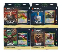 Magic Universes Beyond FALLOUT Commander Deck Set of All 4 in WotC Box Free Ship - Image 1