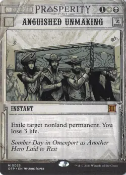 Anguished Unmaking M Outlaws of Thunder Junction: Breaking News 35 NM - Image 1