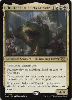 Thalia and The Gitrog Monster M March of the Machine 255 LP-NM MTG - Image 1