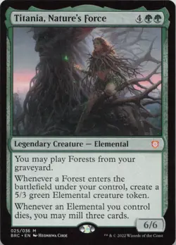 Titania, Nature's Force M Commander: The Brothers' War 25 NM MTG - Image 1