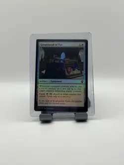 MTG, Greatsword of Tyr FOIL $3 ORDER MIN 22 NM Battle for Baldur's Gate Foil - Image 1