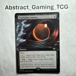 MTG - Insatiable Avarice - (OTJ #325) - Outlaws of Thunder Junction - Regular NM - Image 1