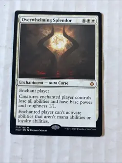 Overwhelming Splendor - Light Play MTG Hour of Devastation - Image 1