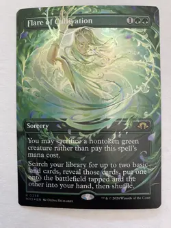 MTG Modern Horizons 3 - Flare Of Cultivation 0338 - Foil Borderless NM - Image 1