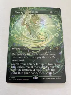 MTG Modern Horizons 3 - Flare Of Cultivation 0338 - Foil Borderless NM - Image 2